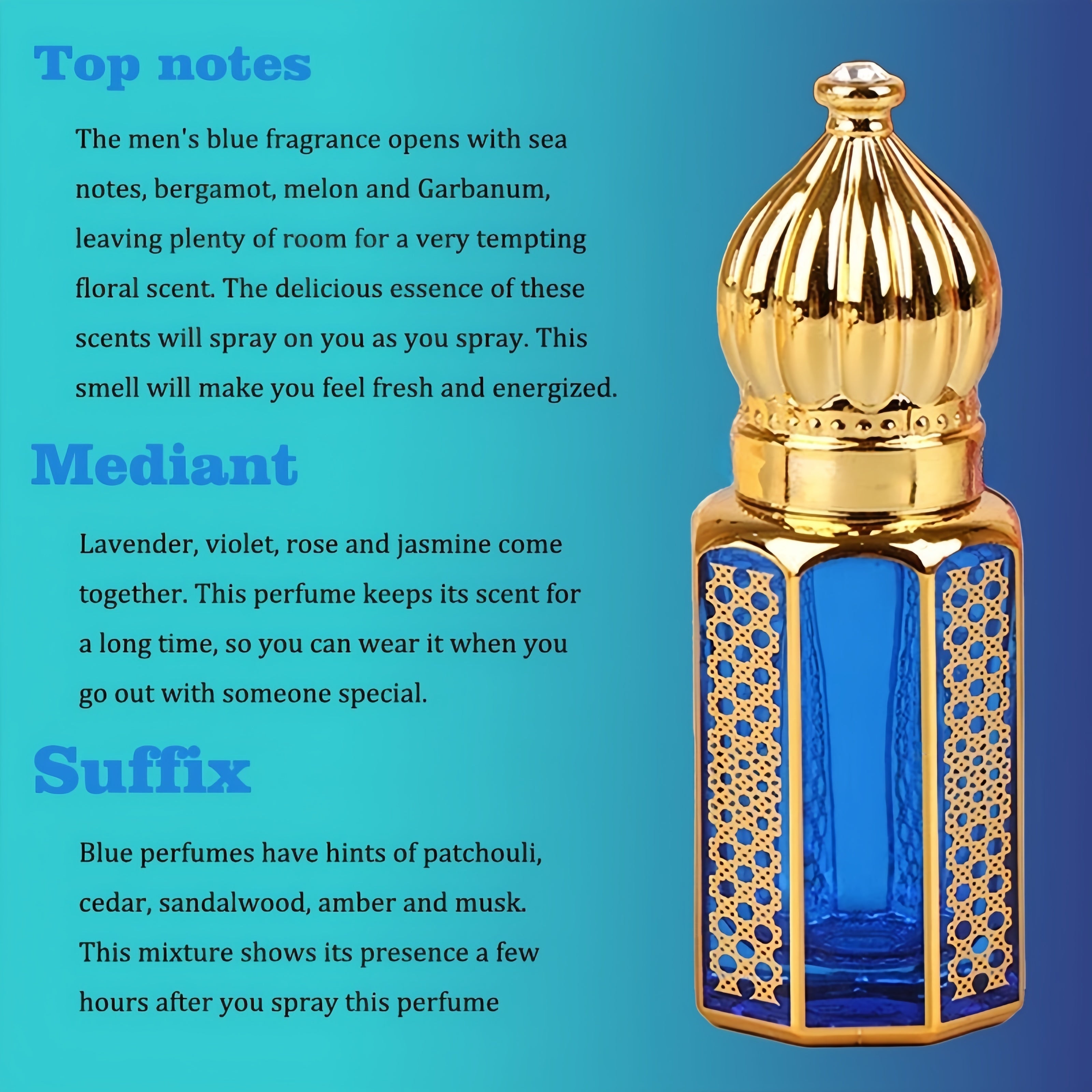 NNETM Men's Cologne with Lavender Mint & Woody Notes